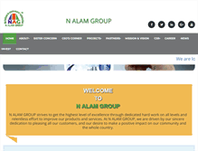Tablet Screenshot of nalamgroup.com